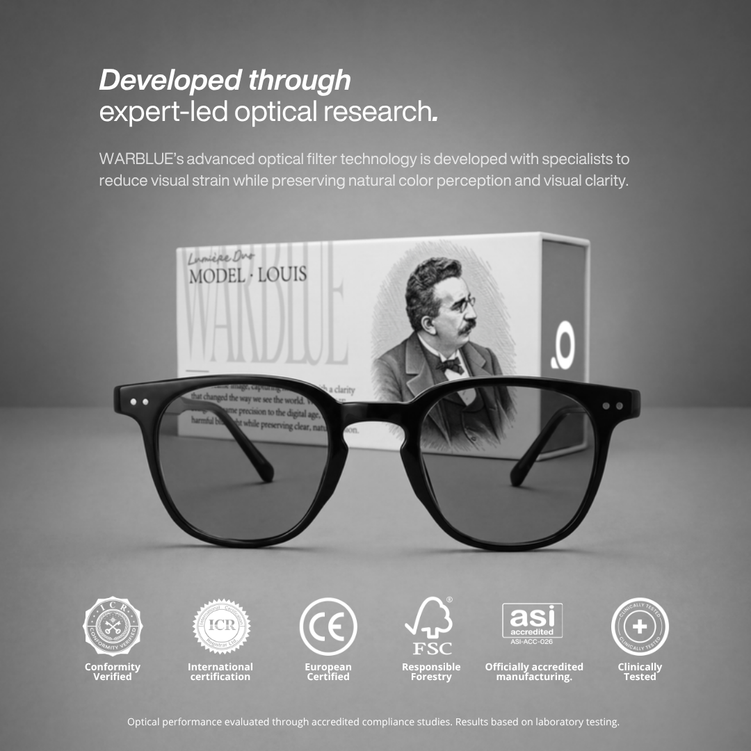 Louis Sonnenbrille – optische Forschung und Zertifizierungen